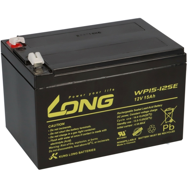 Alternative für Panasonic LC-CA1215P1 12V 15Ah AGM Batterie)